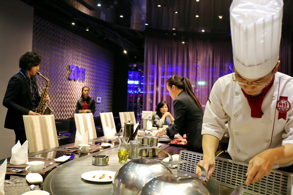 2011精緻鐵板料理，大直美食，大直鐵板燒，鐵板燒桌邊表演，